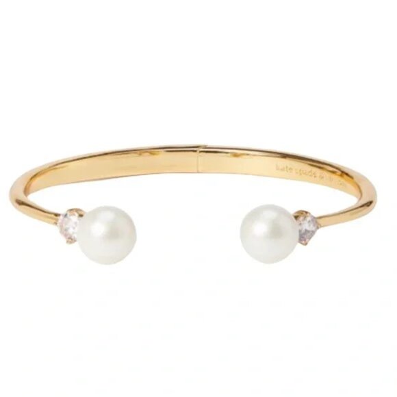 KATE SPADE • Pearls of Wisdom Cuff Bracelet NWT - Picture 1 of 8